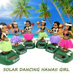 Havaí Dança Menina Carro Painel Decorações, Dança Figura Brinquedo, havaiano HulaShaking Cabeça Dançarina Ornamentos - Image 1