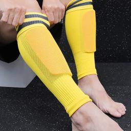 Loogdeel 1 par de meias de futebol, mangas para panturrilha, proteção para joelho adulto, meias esportivas, tubo alto, respirável, aquecedores de pernas de futebol, caneleira - Image 5