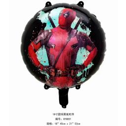 Deadpool Aniversário Balões Set para Meninas e Meninos, Decoração Da Festa, Número Balões Terno, Maravilhas Ornamentos, Baby Shower Decor Presente - Image 5