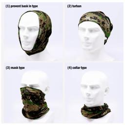 Polainas de pescoço para homens e mulheres, esporte ao ar livre Bandana, cachecol de tubo, pesca, ciclismo, caminhadas táticas, meia máscara, bandana - Image 4