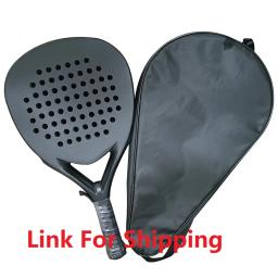 Padel paddle raquete de tênis rosto macio fibra carbono macio eva rosto esportes raquete ao ar livre papai equipamento profissional - Image 1
