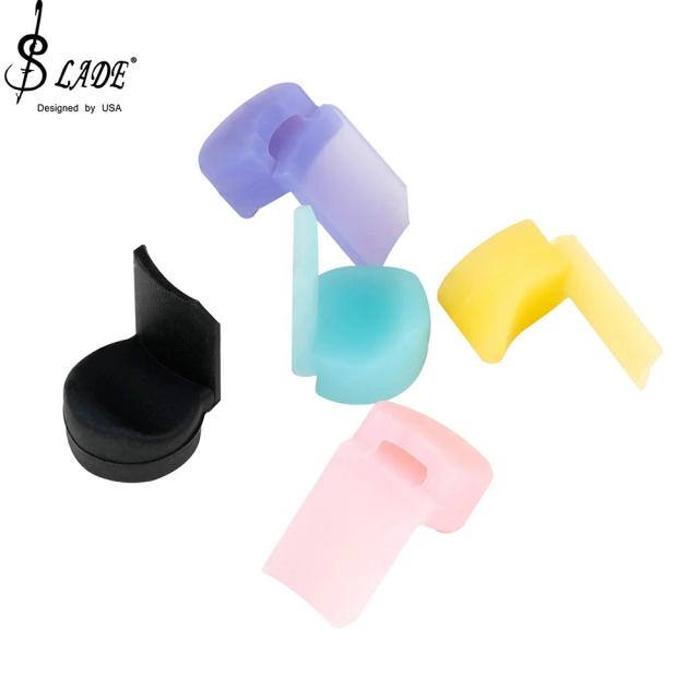 Almofadas de Polegar em Silicone Gel para Clarinete - Conjunto com 5 Peças para Manutenção de Instrumentos de Sopro