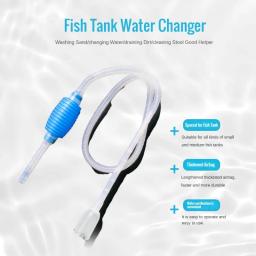 Aquário Sifão E Aquário Tanque De Peixes Aspirador De Pó, Bomba De Sifão, semi-automático Troca De Água Changer, cascalho Filtro De água, Acuário Acessórios - Image 3