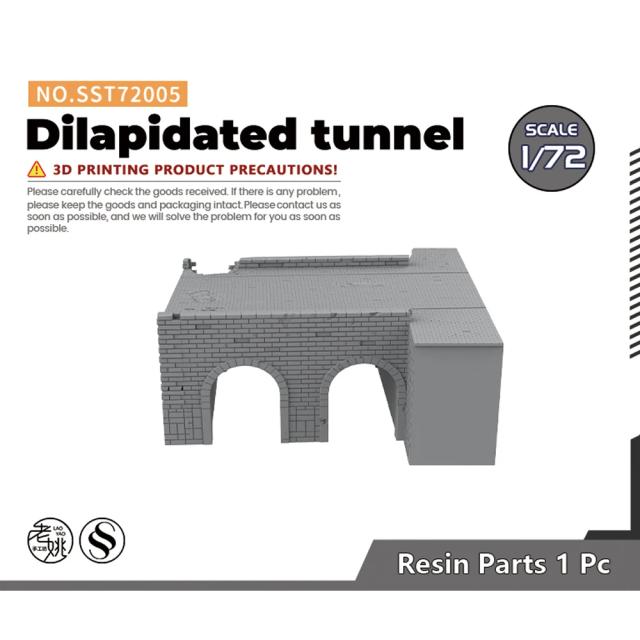 Modelo militar SSMODEL, Túnel dilapidado, Túnel dilapidado, SST005, 1: 72, 1: 76, 1/100/120, 1/144, 1/160, 1/220