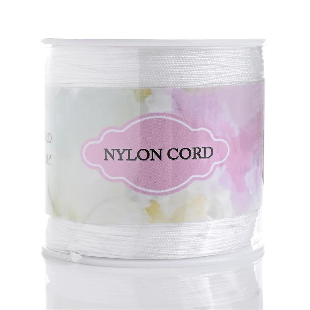 IYOE-Cordão De Nylon Colorido para Fazer Jóias, Thread Trançado, Thread Gradiente, Pulseira Artesanal, Colar, 28 Cores, 0,8mm x 95m - Image 1