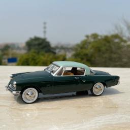 Liga Diecast Modelo de carro retro clássico, veículo vintage, presentes do cupê, coleção dos fãs, decoração da exposição, liga brinquedos, escala 1:43 - Image 3