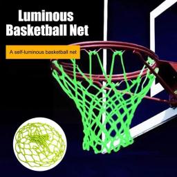 Fluorescente Basquete Net, Acessórios Esportivos Padrão, Aro Noturno, Verde, V2G4 - Image 4