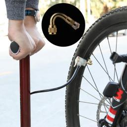 Válvulas de pneu de ar de 45/90/135 graus, 1 peça, para caminhão, motocicleta, acessórios de ciclismo, adaptador, bico de inflação, haste de extensão, cotovelo, bicicletas - Image 2