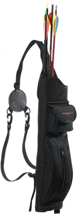 Ajustável tiro com arco seta aljava, suporte traseiro, mochila ombro para setas, adulto, juventude, caça, tiro, alvo - Image 3