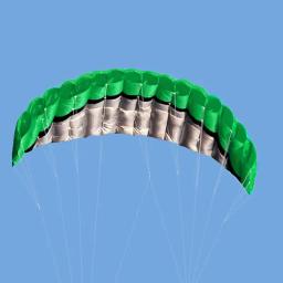 Kite esporte ao ar livre para surf e praia, Paraquedas Dobrável, Pipas grandes para treinamento de kitesurf, Fun Kite, 2.5m - Image 3