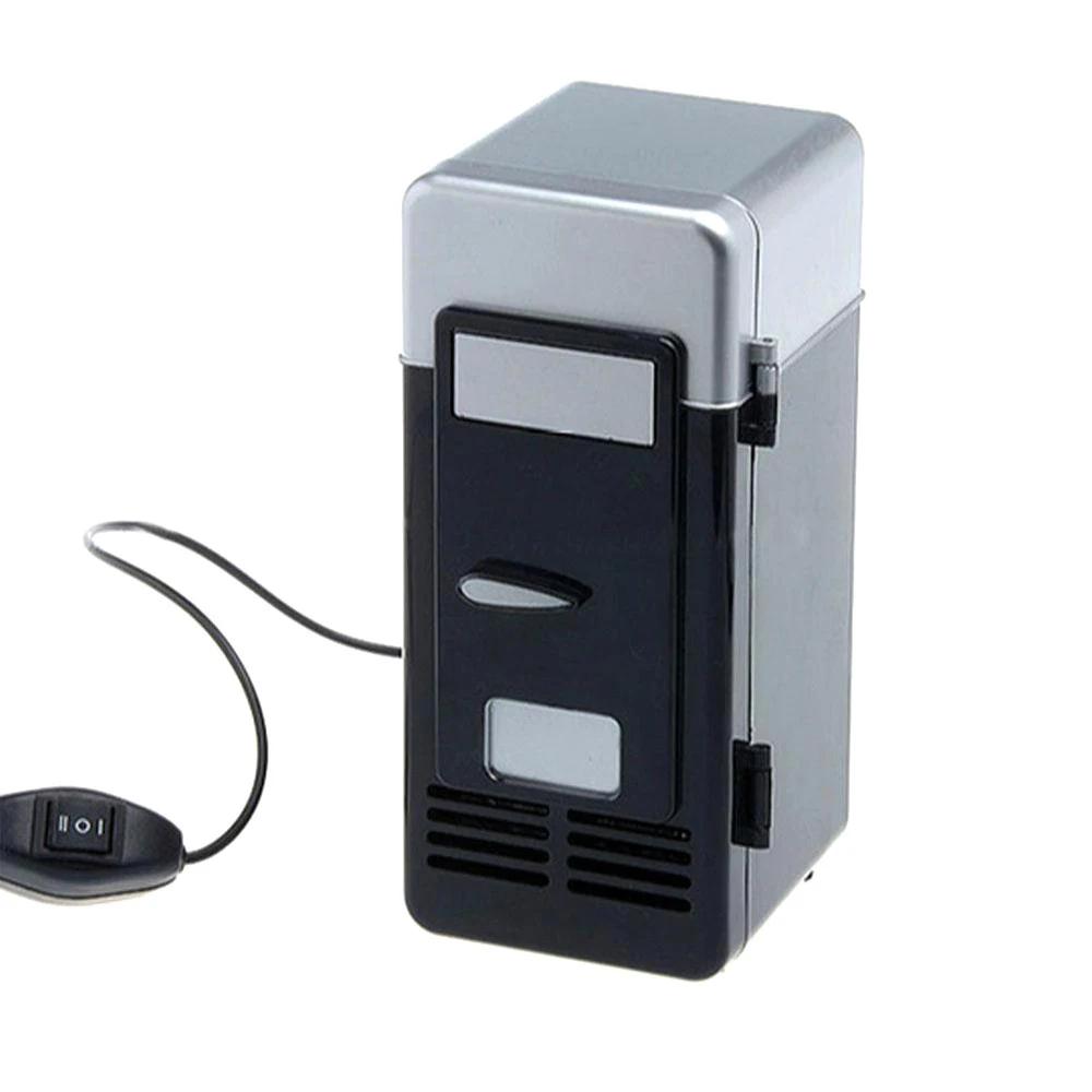 Portátil Mini USB 5V Refrigerador, Bebida, Bebida, Latas, Refrigerador, Aquecedor, Refrigerador para Carro, Laptop, PC, Computador, Preto, Vermelho, 2024 - Image 1