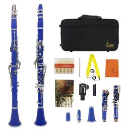 SLADE-Tubo profissional preto para clarinete com kit de limpeza 17 teclas clarinete, bb, palhetas Acessórios para performance de concerto - Image 3