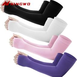 Mangas de compressão para homens e mulheres, mangas de futebol, capas para proteção solar, voleibol, trabalhando fora, 1 par - Image 1