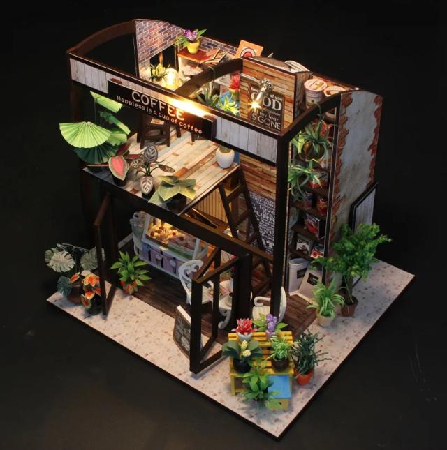 Casa de Bonecas em 3D: Puzzle Artesanal para Crianças, Meninas e Adultos - Brinquedo DIY Perfeito para Aniversários