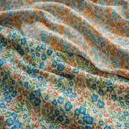 Estilo pastoral pintura a óleo textura fio tingido jacquard tecido feminino grosso outono inverno vestido saco diy que faz a tela 50cm x 150cm - Image 1