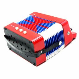 Acordeão brinquedo educativo para crianças, instrumento musical para amador, iniciante para crianças, acordeão de 7 botões - Image 6