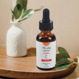 MELAO Soro Natural de Vitamina C para Rosto Soro Facial Tópico Antienvelhecimento Orgânico, 20% Vitamina C + E 30ML - Image 4