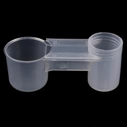 1 pçs plástico pet pássaro bebedor alimentador garrafa de água copo acessórios para aves domésticas frango pombo - Image 2