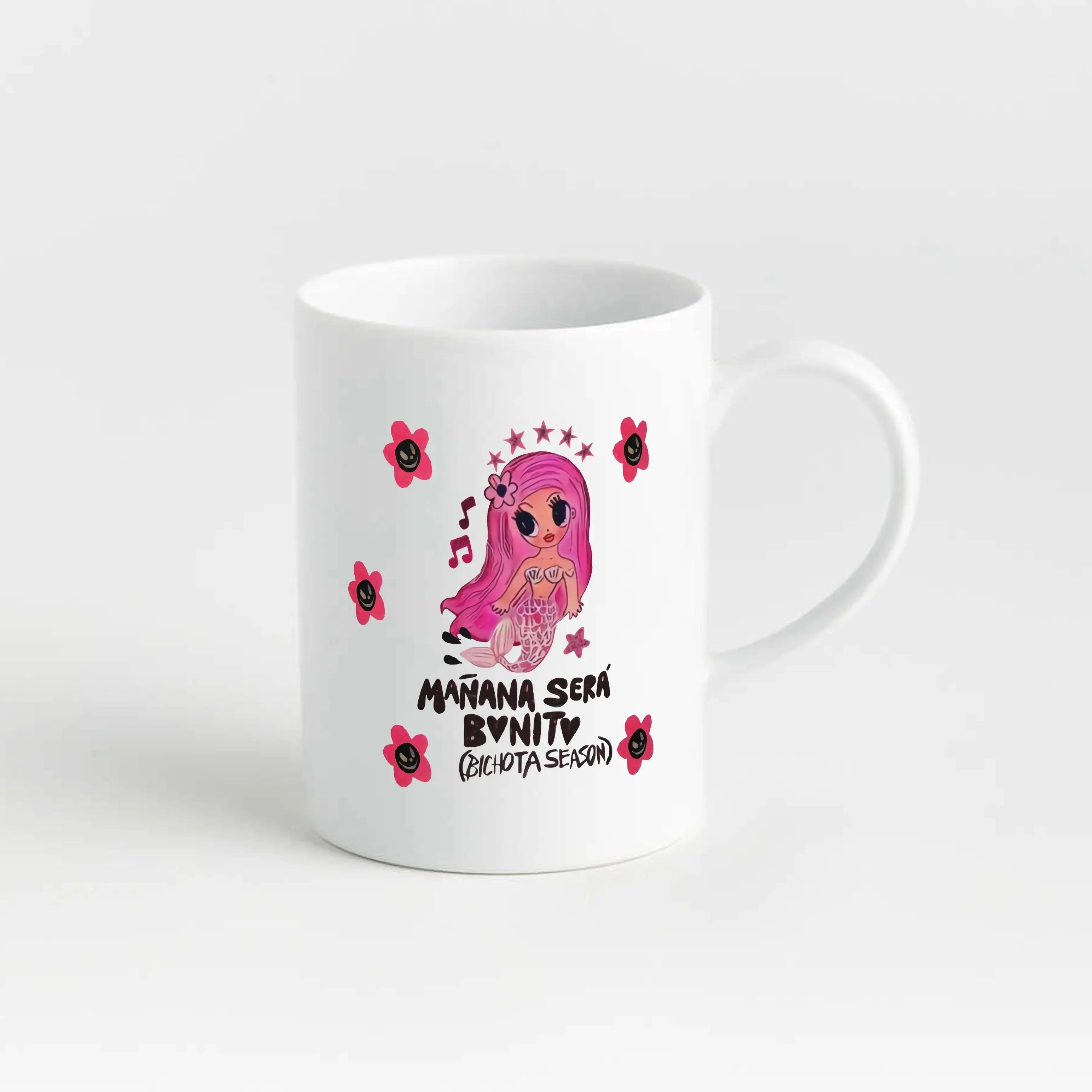 Manana Sera Bonito Bichota Temporada Caneca Cerâmica, Presente para Karol G Fan, Tudo Vai Ser Caneca Bonita - Image 1