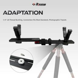 Vector Optics-RokStage tripé sistema de caça Gun, V jugo Shaped, Heavy-Duty Tripé Cabeça, Top Mount Acessórios para tiro vara - Image 3