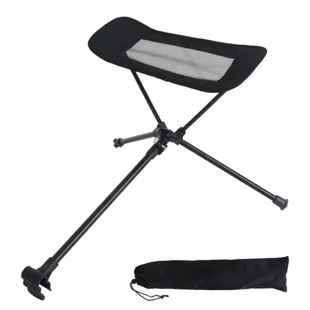 Cadeira Portátil Dobrável Reclinável com Apoio para os Pés - Ideal para Acampamentos, Praia e Uso ao Ar Livre