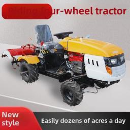 trator agrícola pequeno micro-leme portátil de quatro rodas - Image 5