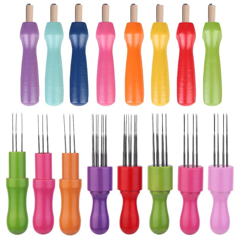 Fenrry 16 Pçs/set Needle Felting Kit Colorido Punho De Madeira Conjunto de Ferramentas Acessórios para Handmade DIY Fontes do Ofício de Feltro de Lã - Image 1
