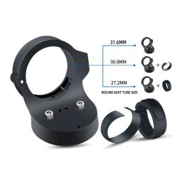 Suporte de bicicleta lanterna traseira para Garmin Varia Radar Rear View, Saddle Lamp Mount, bicicleta Seatpost, R315, VRL 510, 515, 500 - Image 3