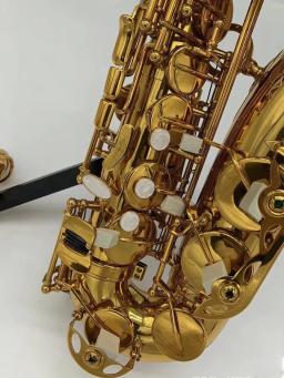 Clássico Saxofone Alto Professional, Ouro Mark VI Flat E chave, instrumento de Jazz clássico, grau profissional - Image 6