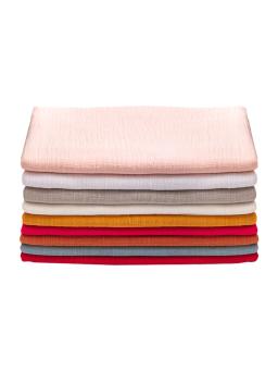 Tecido de algodão macio e fino, Material Orgânico de Cor Sólida, Linho Natural Puro para Roupas de Costura, Tecido Patchwork, 50x135cm, Verão - Image 3