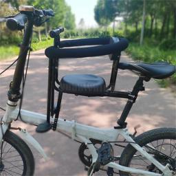Guardrail de segurança ajustável para bicicleta criança, assento dianteiro do bebê, sela infantil, pedais, encosto para bicicleta, bicicleta elétrica - Image 4