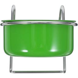 Aço inoxidável Parrot Food Bowl, Bird Cage Feeder, Birds Feeding Tool, Periquito Recipiente Tigelas, Água Budgie Acessórios - Image 6