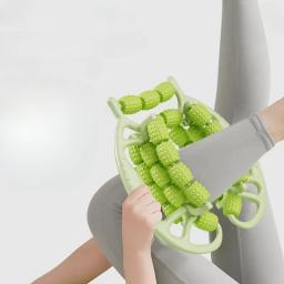 Massageador de pernas em formato de anel ajustável – Terapia de tecidos profundos de 28 rolos para relaxamento e contorno muscular, uso doméstico portátil - Image 6