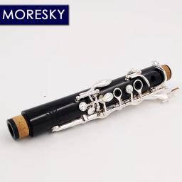 MORESKY-madeira ébano clarinete tubo, BB, 18 chaves, Granadilla, madeira maciça, BB - Image 4