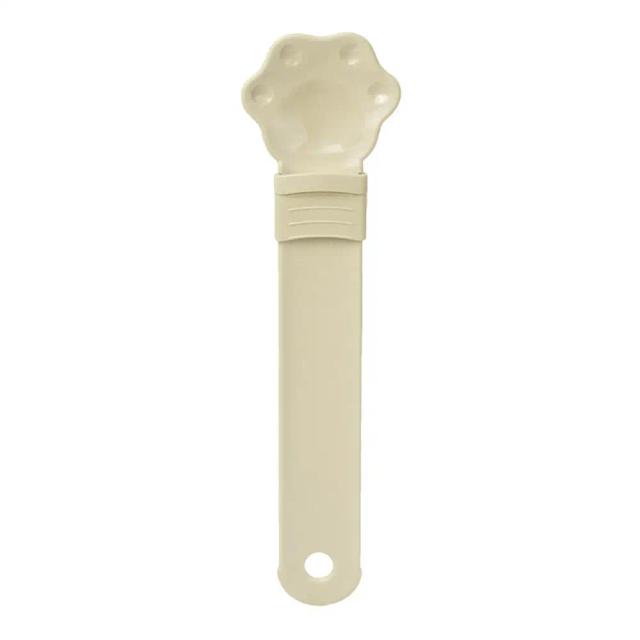 Colher de Ração para Gatos e Cães: Dispensador Prático de Snacks e Comida Líquida com Design Strip