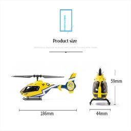 Novo avião esky 150ec rc 1:68 4 canais 6 eixos mini helicóptero rc 2.4g rc ec135 modelo de avião altitude hold lo hi modo presente - Image 6