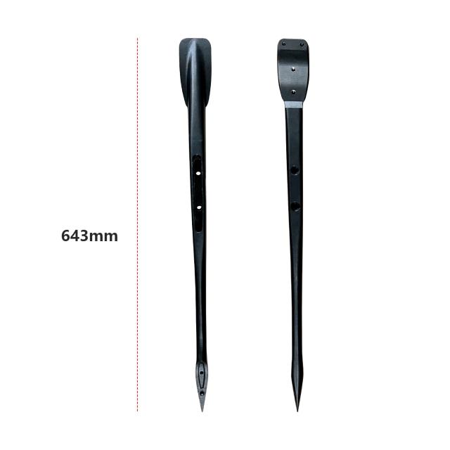 Fuselagem preta personalizável de quatro furos com hidrofólio atualizado 603/643/764 para esportes aquáticos ao ar livre surf-Kite SUP
