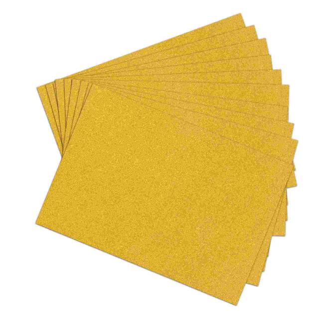 Folhas A4 Glitterem Ouro: 10 Peças para Projetos DIY, Artesanato e Scrapbooking