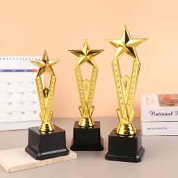 Troféu estrela de plástico para crianças, troféu para competição, recompensa, prêmio, favores de festa, presentes para crianças, 1pc - Image 5