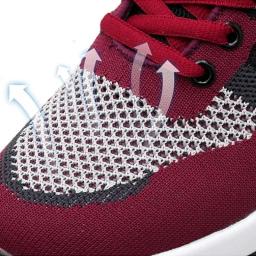 Tenis mulher tênis almofada de ar sapatos caminhada respirável ginásio sapatos de corrida para mulher rendas até plataforma esporte sapato tenes feminino - Image 5
