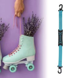 Patinação sapatos transportadora cinta com fim ganchos cinto cinta de inicialização de esqui rolo portátil patins de gelo alça gancho patinação acessórios - Image 4