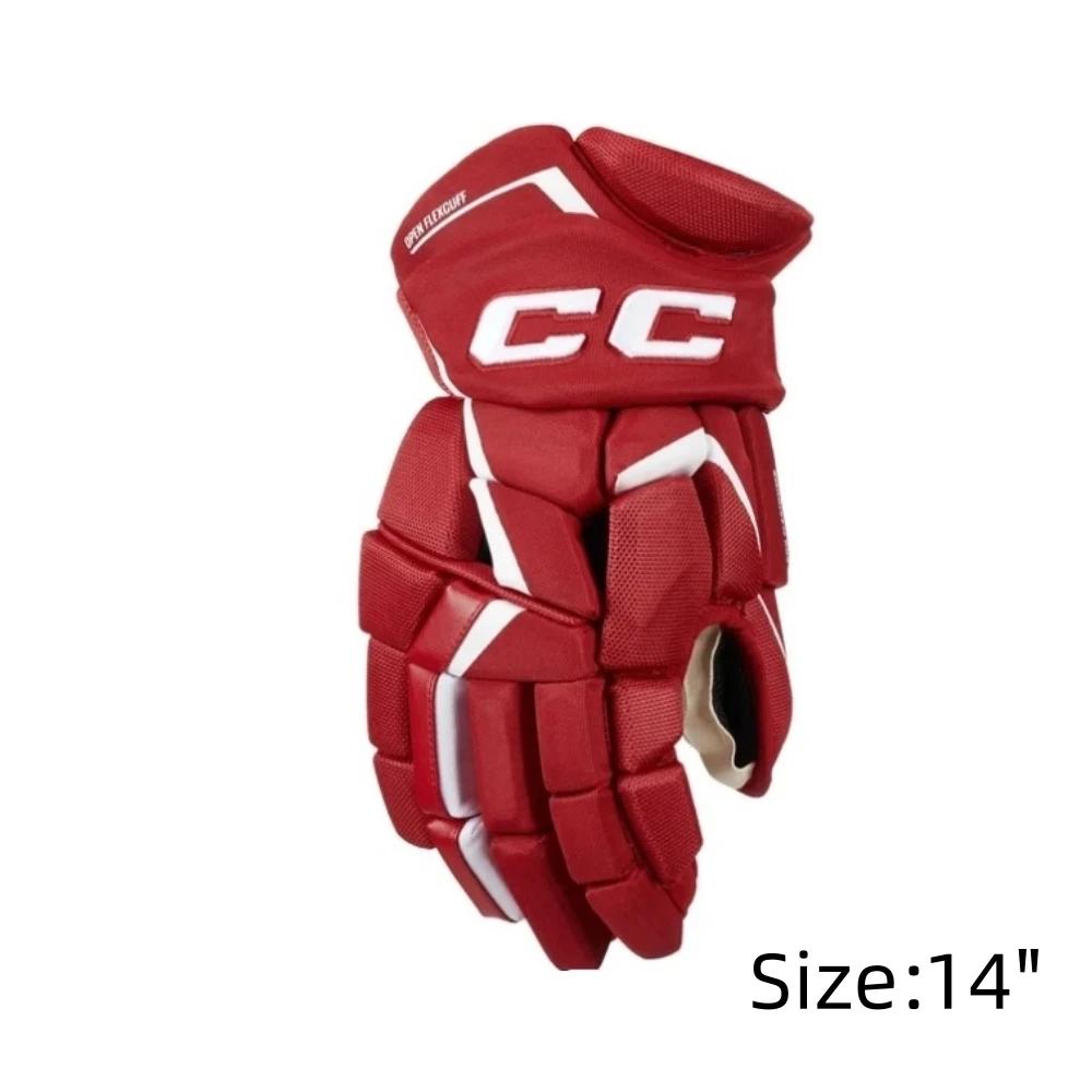Luvas De Hóquei De Rua, Engrenagem Esportiva, Tamanho 13, 14 Polegada, Preto, Branco, Icehockey, Feito Na China - Image 1