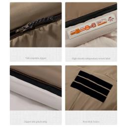 Naturehike Acampamento Saco de dormir com capuz duplo com travesseiro macio e confortável com tudo incluído saco de dormir ao ar livre quente equipamento de acampamento equipamentos de dormir - Image 5