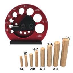 Ajustável Dowel Maker com Carbide Blade, furadeira elétrica, Fresagem Rodada Rod, Jig Kit, Metric 8mm a 20mm - Image 4