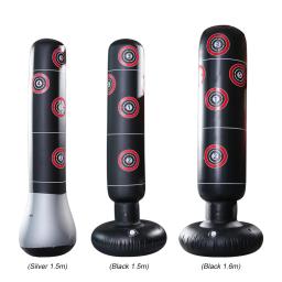 Saco de boxe inflável para adultos e crianças, material durável de PVC, saco Kickboxing, autônomo com salto instantâneo - Image 6