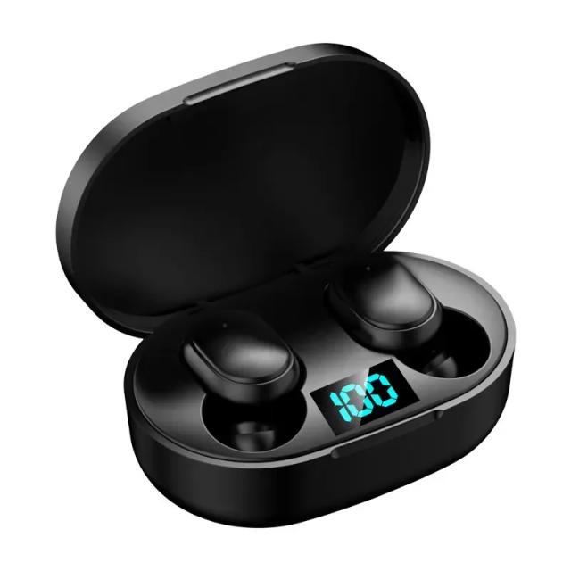 Fones de Ouvido Bluetooth TWS E6S com Microfone e Cancelamento de Ruído para Xiaomi Redmi
