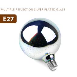 Lâmpadas incandescentes LED para decoração de férias, efeito de fogos de artifício 3D, lâmpada retro vintage, E27, AC 110V, 220V, G80, G125 - Image 6