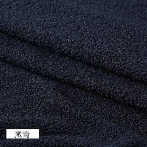 Tecido de Veludo de Pelúcia com Pequeno Grão para Roupas, Sofás e Brinquedos - Imit ação Cashmere Quente com Laço de Ovelha