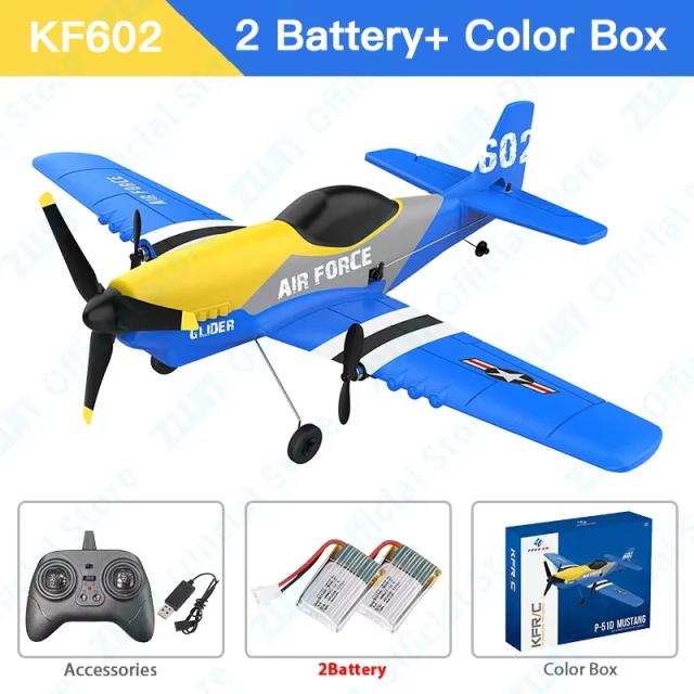 KF602 Avião RC Mustang Glider 2.4G 33cm EPP