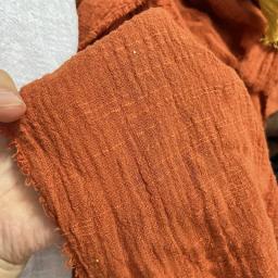 Linho natural puro do material orgânico fino macio da cor sólida da tela do algodão de linho para costurar a tela feita à mão da retalhos da roupa - Image 1